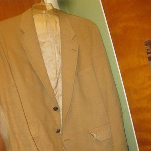 Men's Camel Hair sport coat with elbow patches